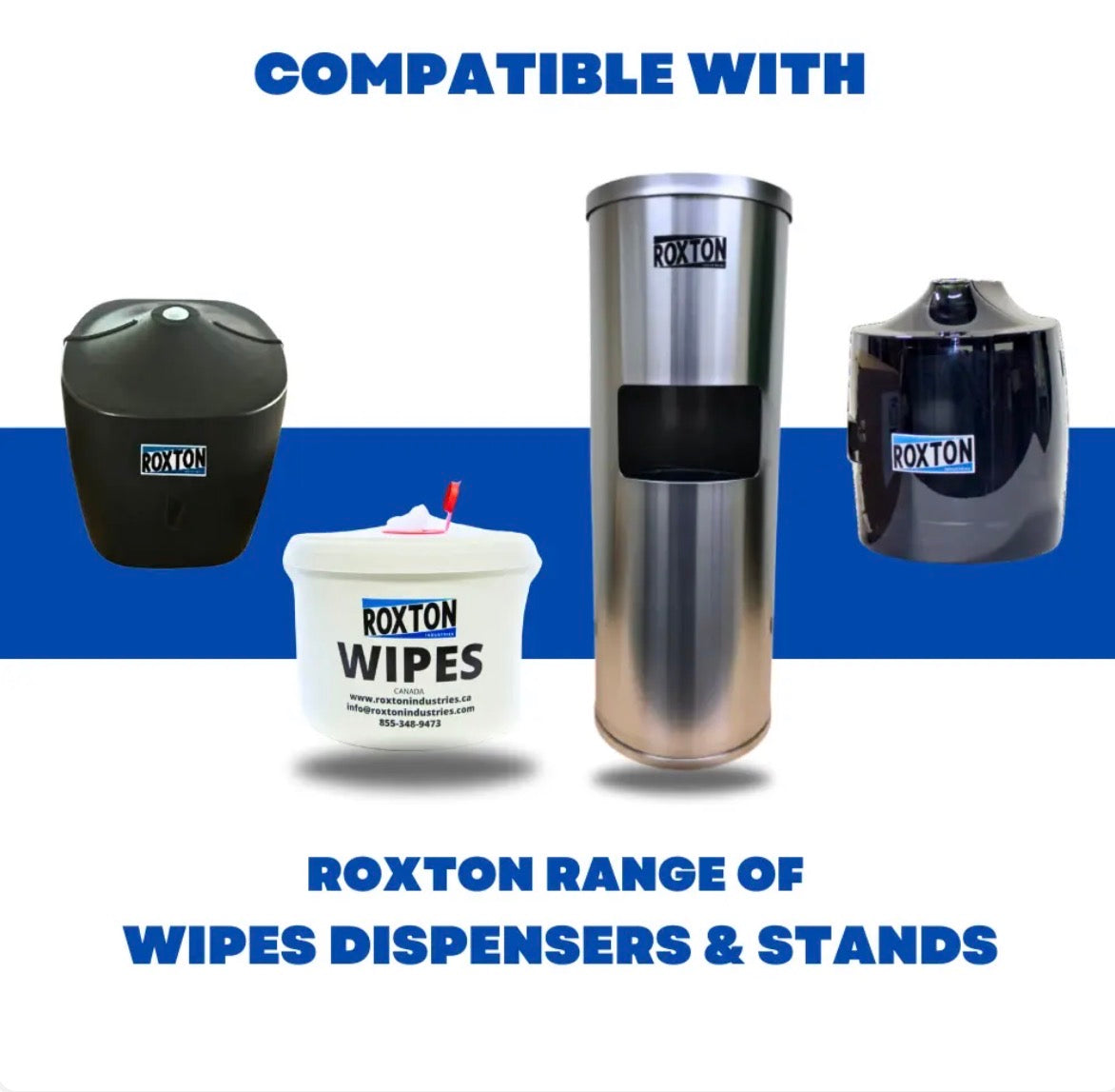 Roxton Disinfecting Embossed Wipes Case 3200 ct (800 Count x 4 Pack)