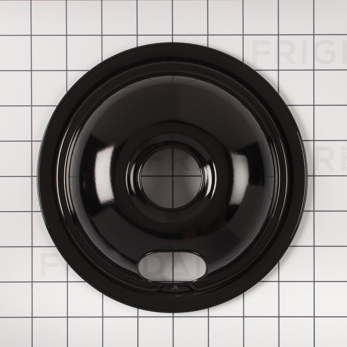 A316222201 Black 6" Porcelain Drip Pan for Frigidaire Stove