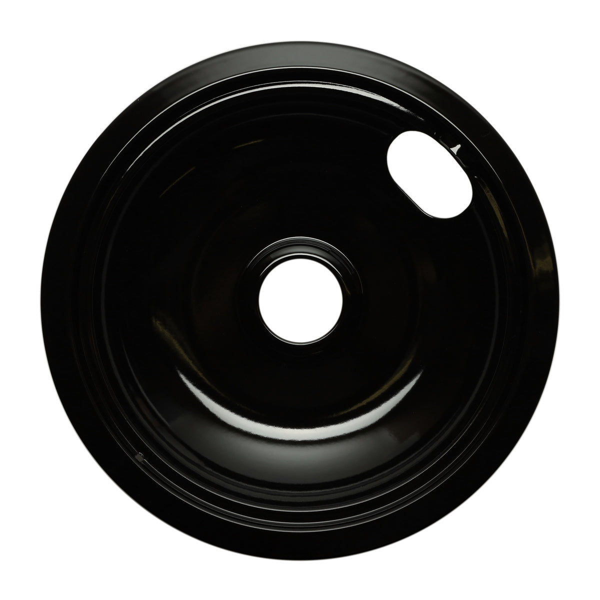A316222301 Black 8" Porcelain Drip Pan for Frigidaire Stove