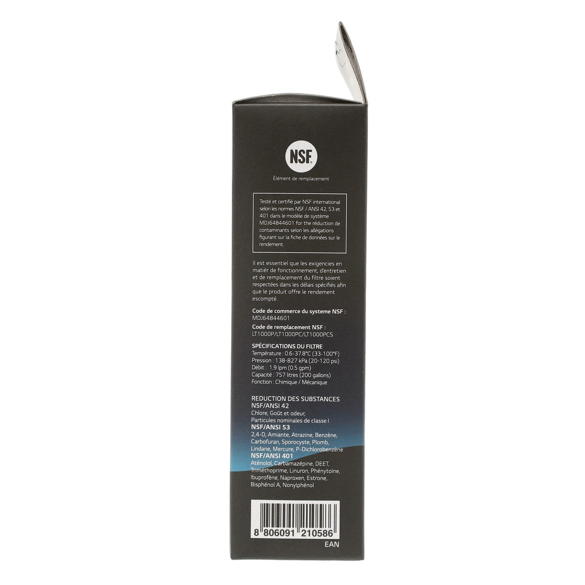 AGF80300704 LG Refrigerator Water Filter (LT1000P)