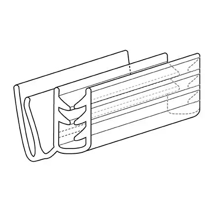 Agrafe avec penture, 1"