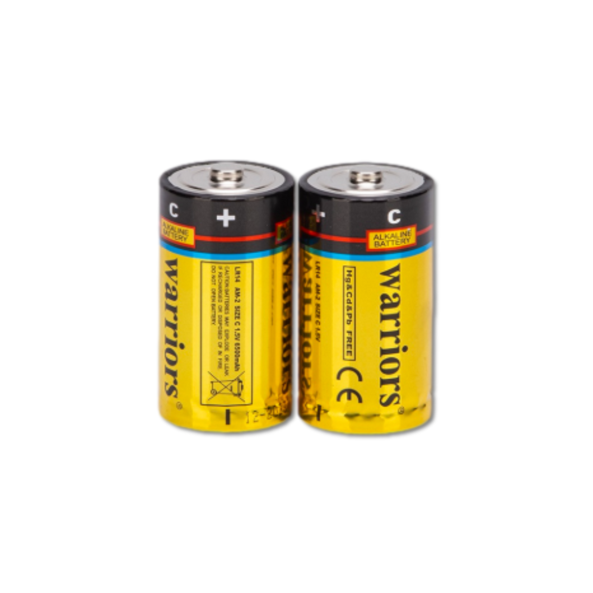 BRS C Alkaline Batteries — 12‑Pack (BRSLR14C)