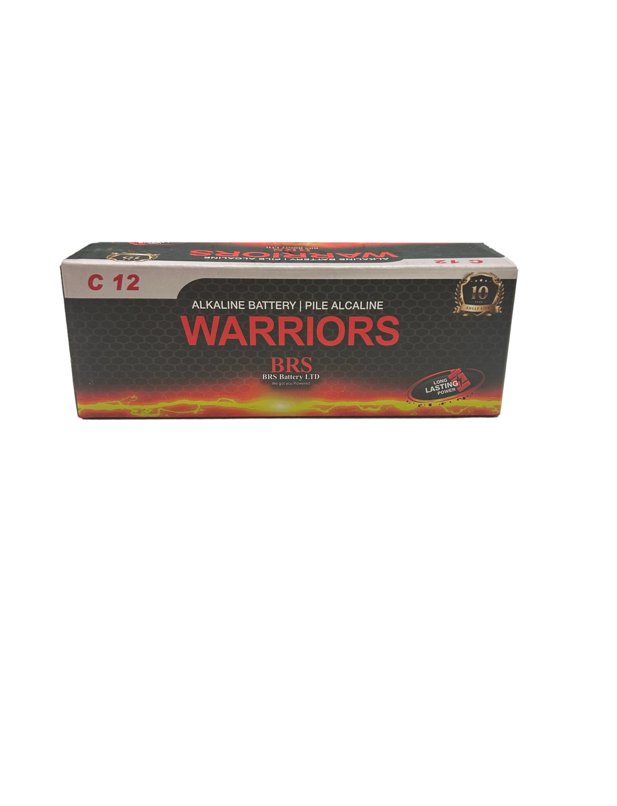 BRS C Alkaline Batteries — 12‑Pack (BRSLR14C)