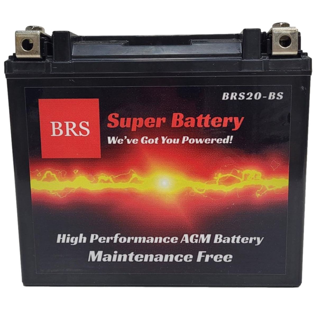 High Performance BRS20-BS 2 Year Warranty & Smart Charger / Maintainer Combo Bundle Kit 12v Sealed AGM PowerSports Battery