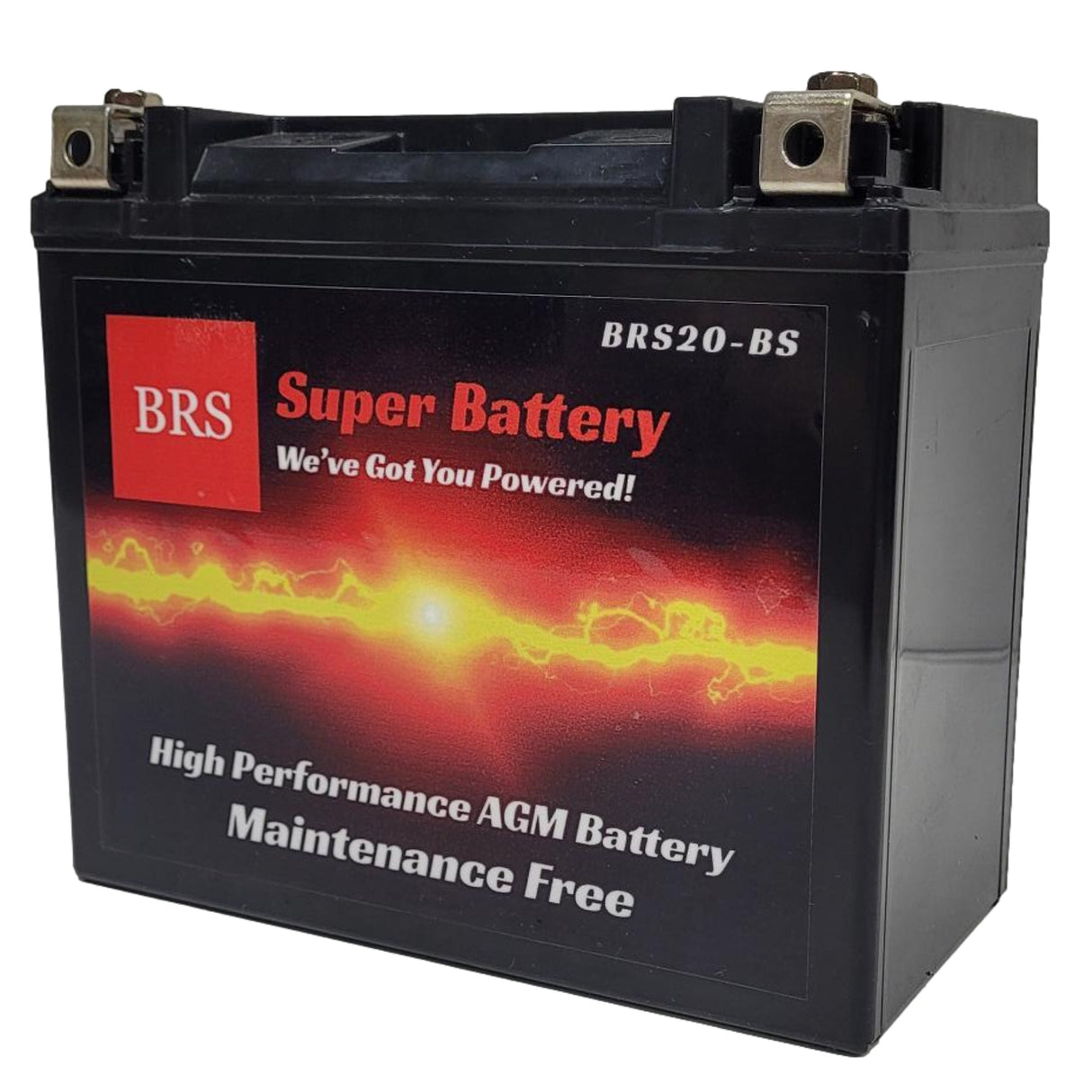 High Performance BRS20-BS 2 Year Warranty & Smart Charger / Maintainer Combo Bundle Kit 12v Sealed AGM PowerSports Battery