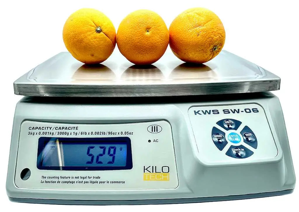 Balance électronique KWS SW-30 - Capacité 3 kg / 6 lb | Précision 1 g