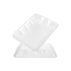 Barquettes en polystyrène Blanches
