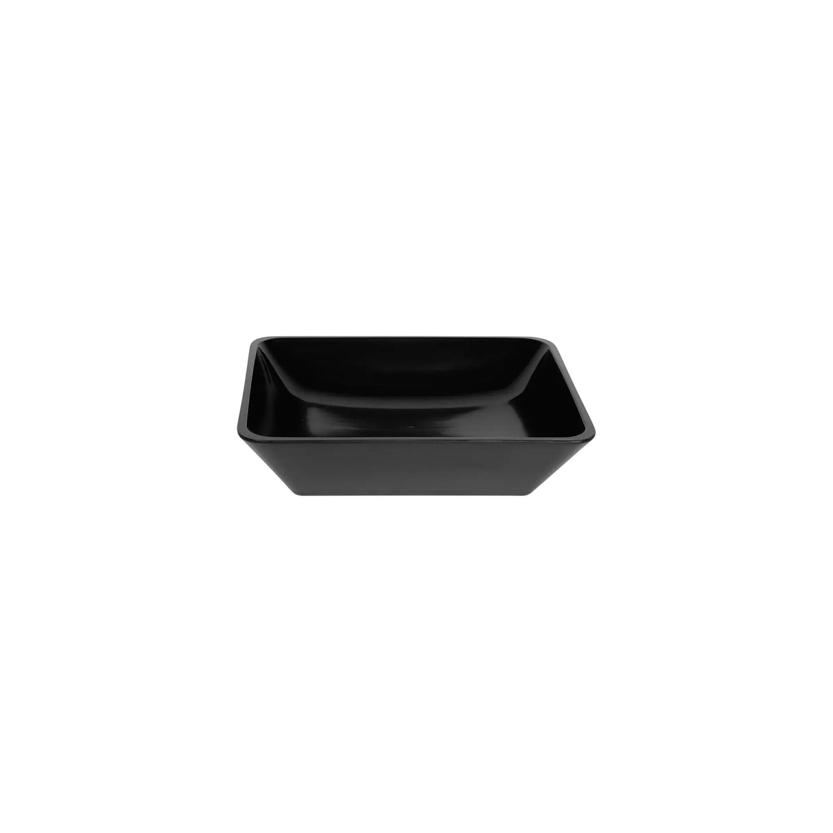 Bol rectangulaire noir 12 x 10 x 3 pouces capacité 3 qt