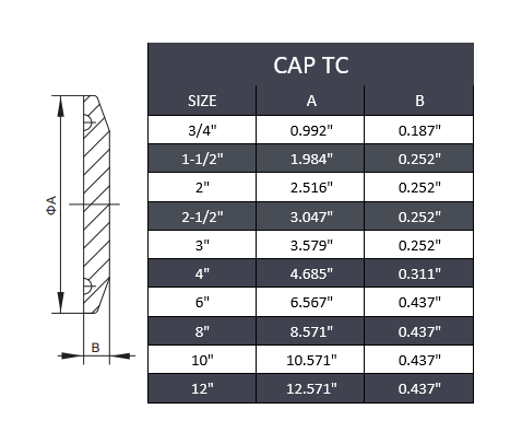 Tri-Clamp End Cap