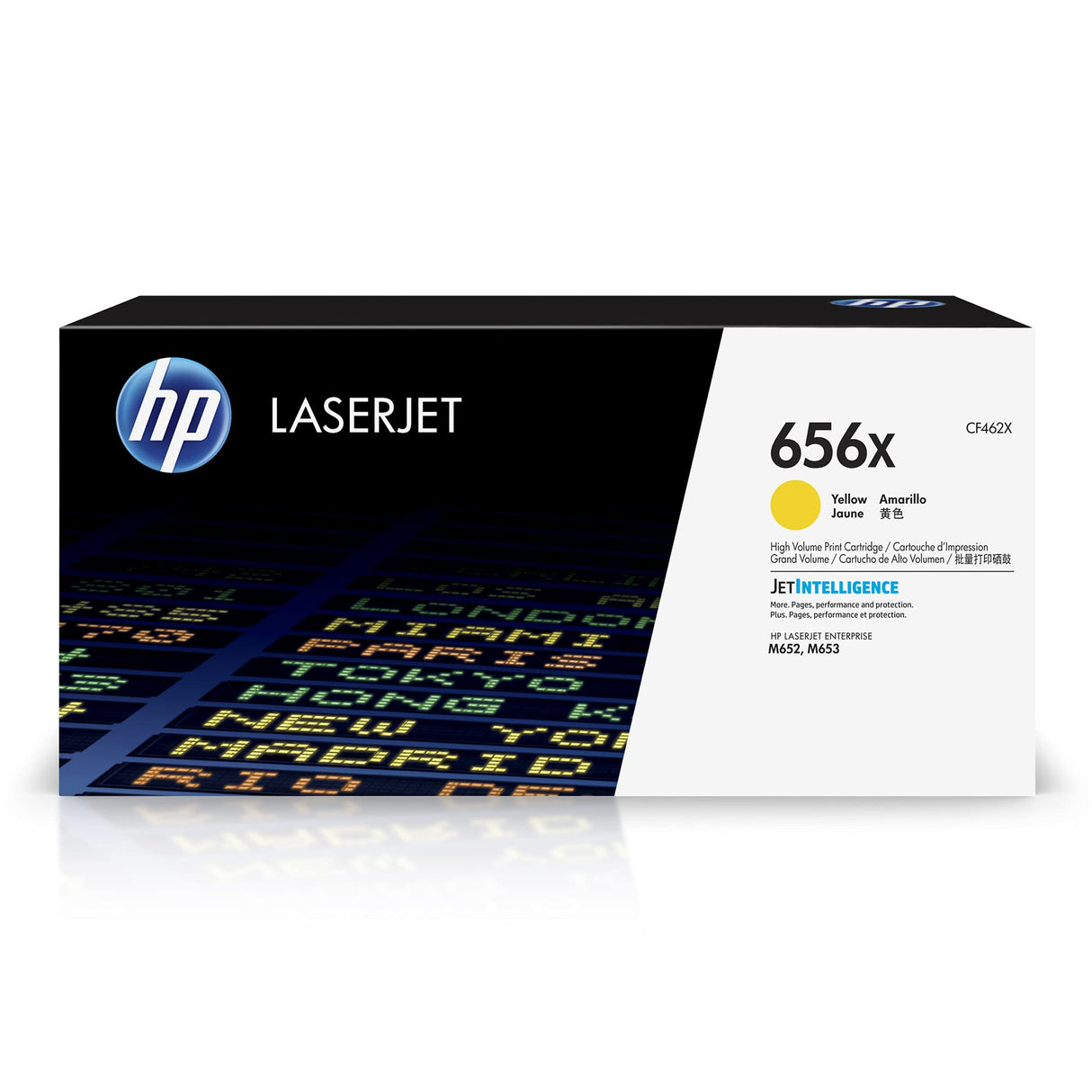 HP 656X (CF462X) Yellow High Yield Original LaserJet Toner Cartridge