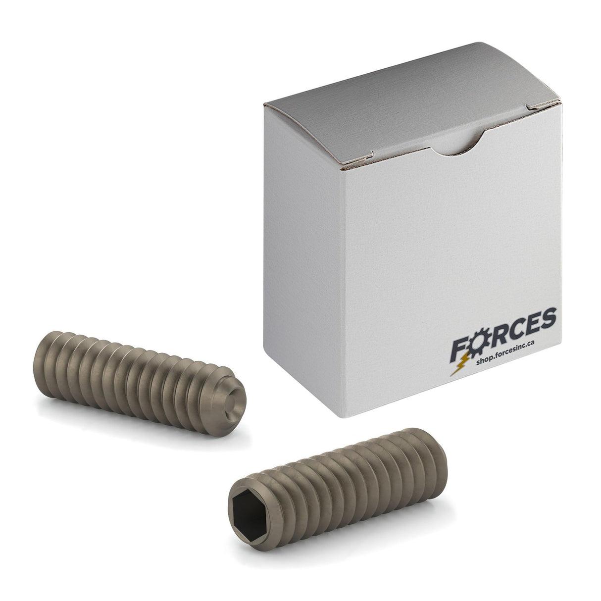 DIN 916 Cup Point Set Screw M8-1.25 x 16mm Plain Steel