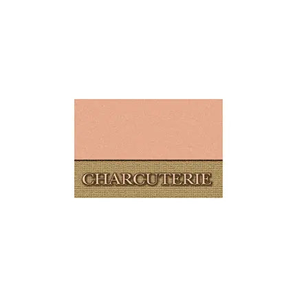 Carte plastifiée, «Charcuterie»