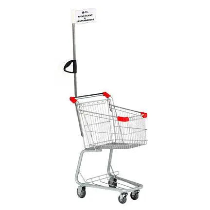 Chariot d'épicerie pour enfant, « Futur client à l'entraînement »