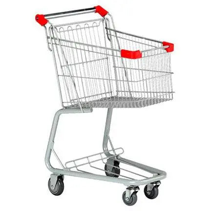 Chariot d'épicerie,fini chrome, 24 ¼'' x 15 ¾'' x 34 ¼''
