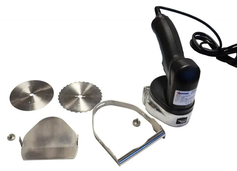 Coupe-kebab avec lame inox ronde dentelée – Modèle professionnel