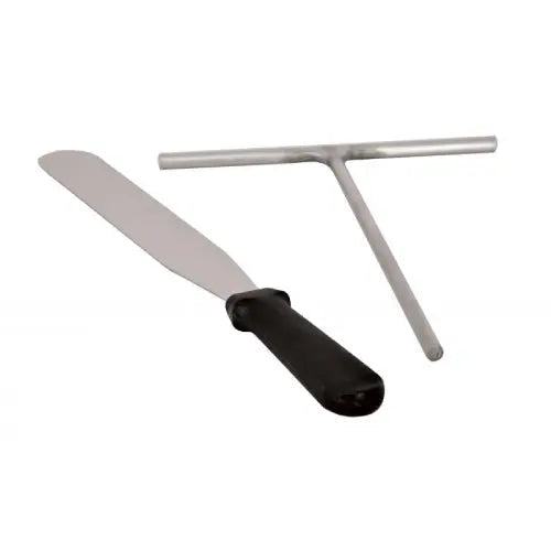 Crêpière ronde de 16 pouces – 120 V – 1 800 W – Fonte polie – Thermostat réglable