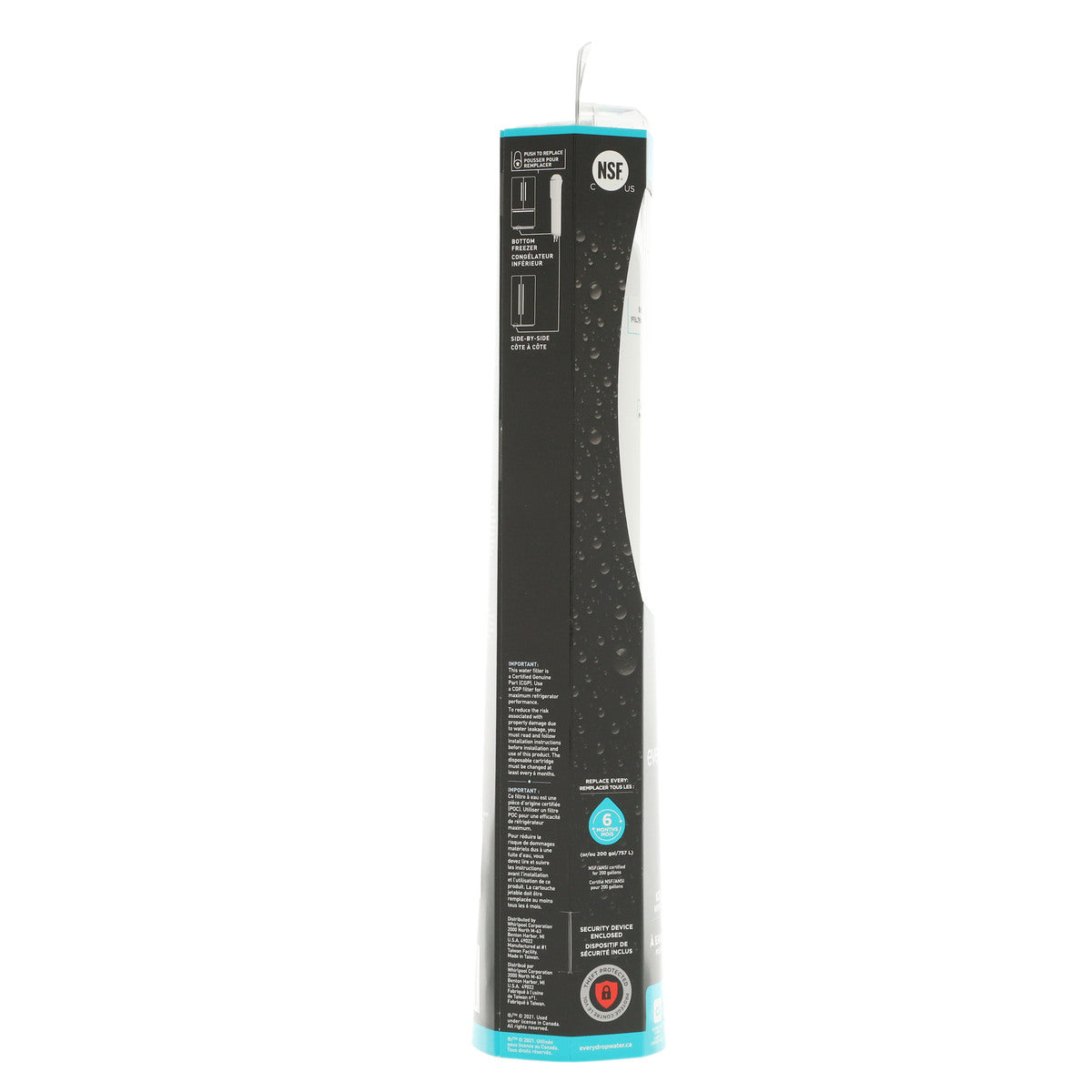 Whirlpool EDR3RXD1B EveryDrop #3 Fridge Water Filter