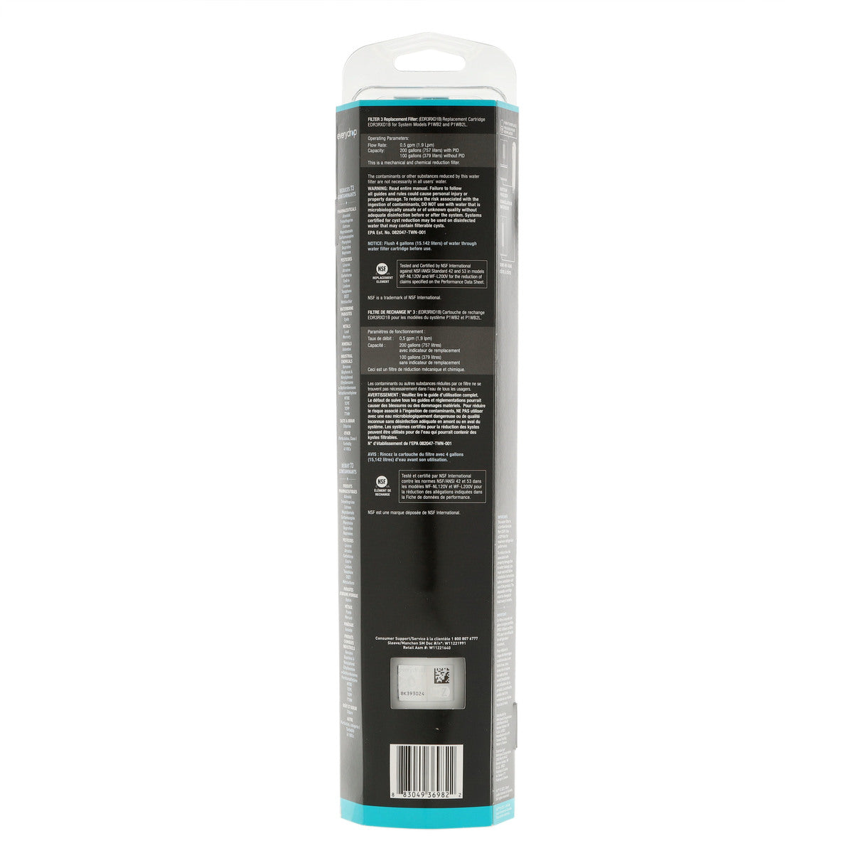 Whirlpool EDR3RXD1B EveryDrop #3 Fridge Water Filter