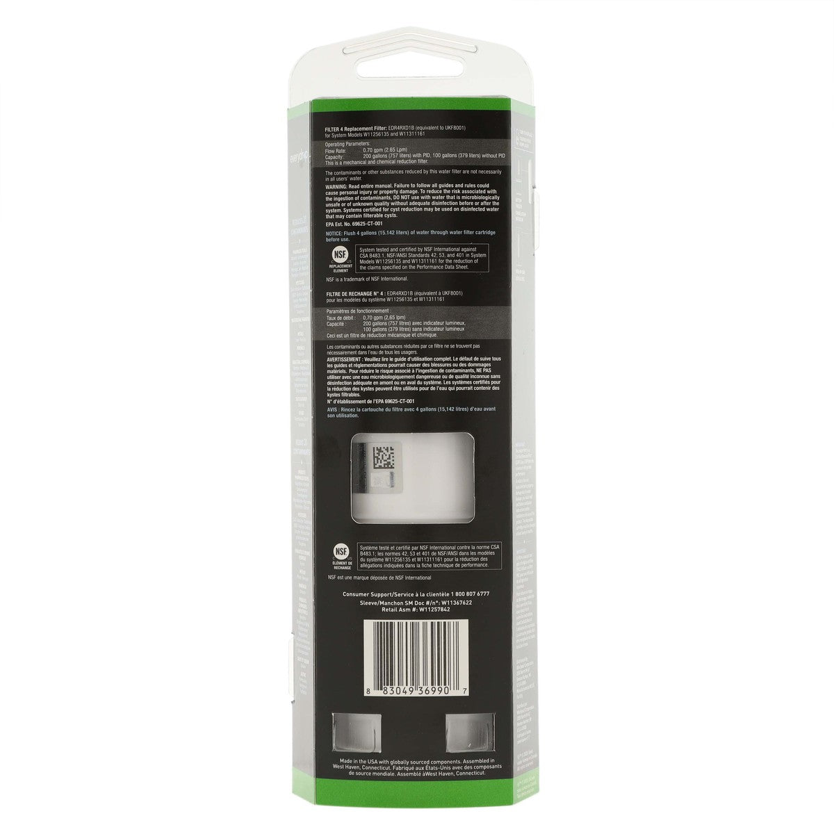 Whirlpool EveryDrop EDR4RXD1B Refrigerator Water Filter #4