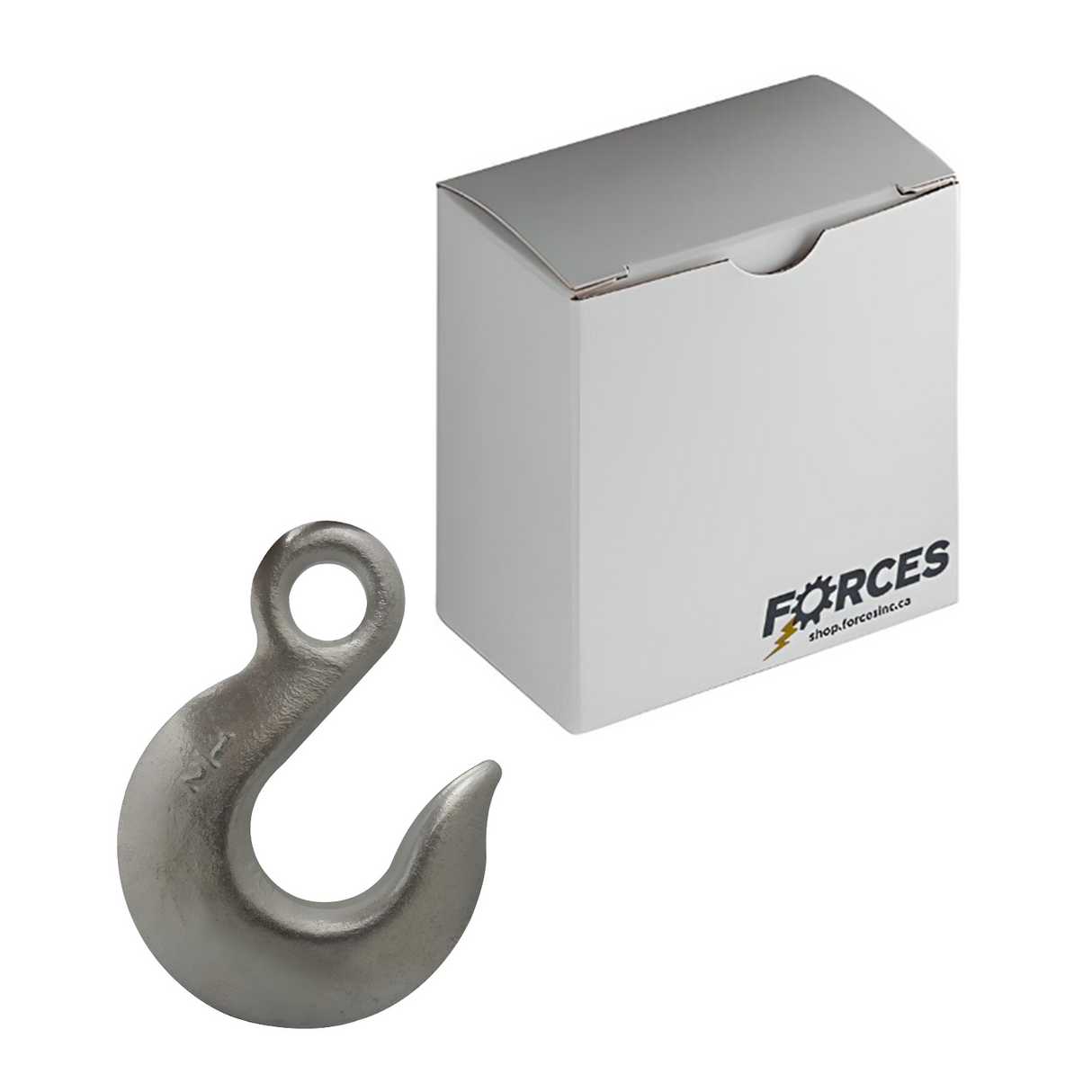 1/2" Eye Slip Hook (6500 lbs) - Carbon Steel