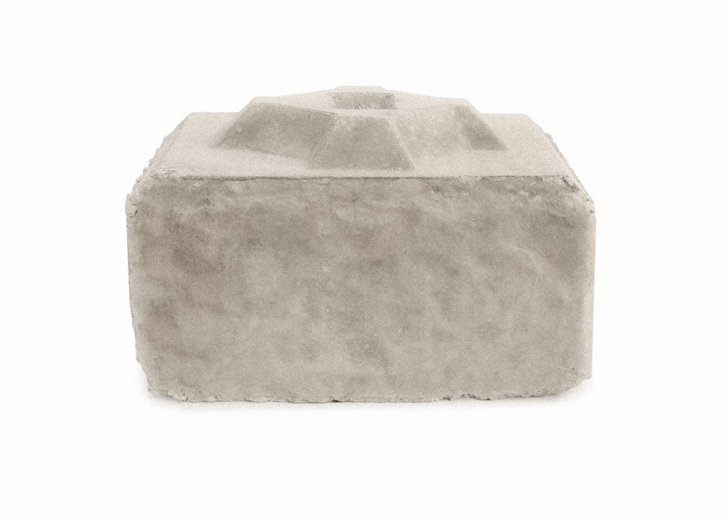 Concrete Block Half Key Block