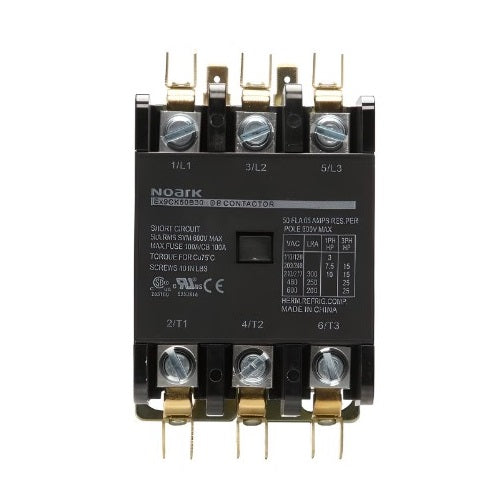 Contacteur à usage défini cosses 50 A 220 V CA 3NO | Ex9CK50B30M7