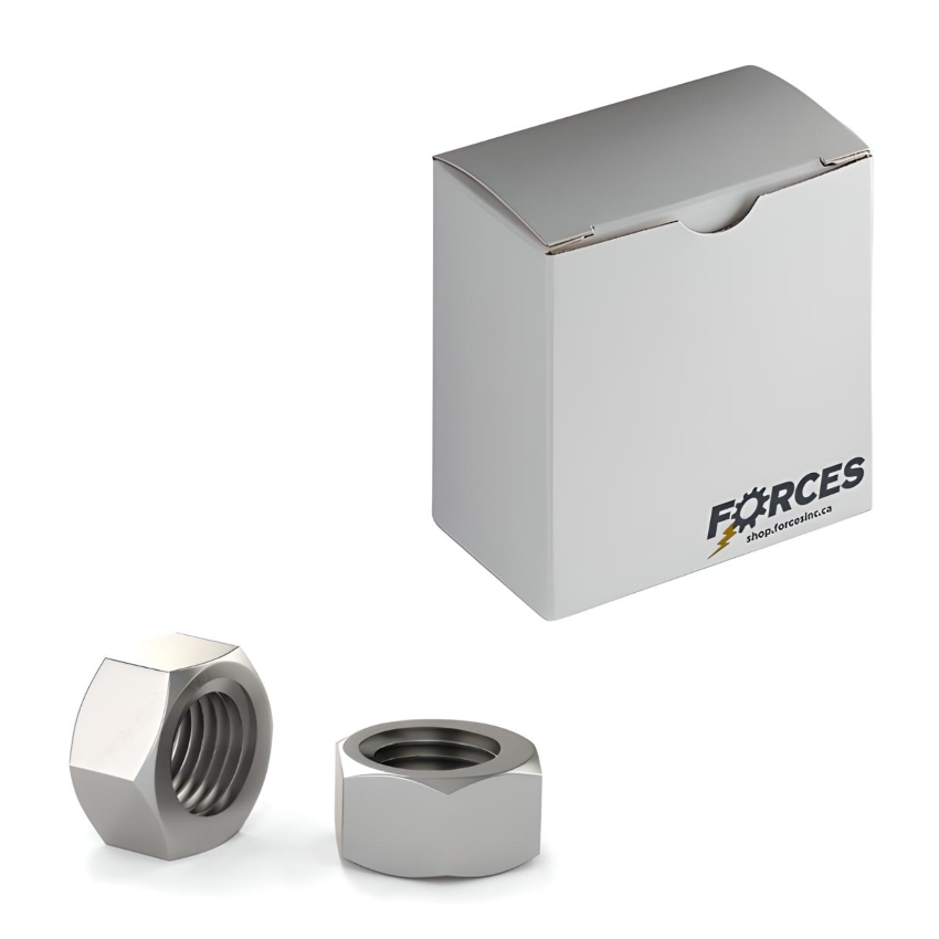 1/2"-13 Hex Nut - Stainless Steel 316 Low Carbon