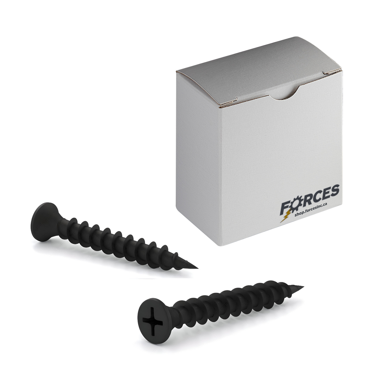 #10 x 1-1/2" Drywall Screws Bugle Head Phillips Drive Coarse Thread - Black Phosphate
