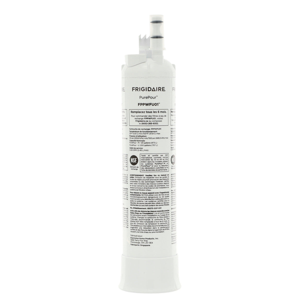 Frigidaire FPPWFU01 Refrigerator Purepour Water Filter