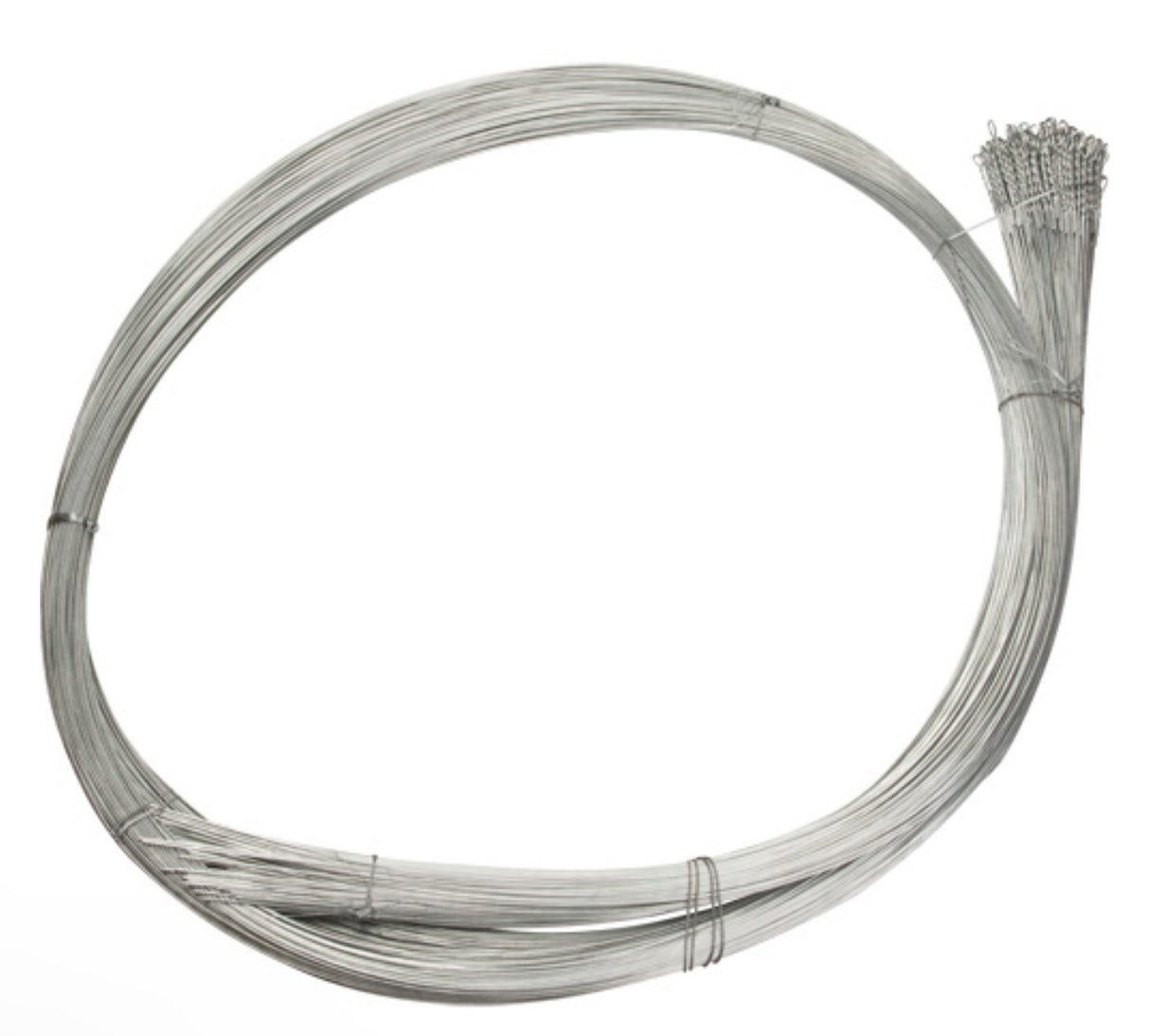 Baling Wire, Galvanized, 13-1/2' L, 13 ga., 250/Pack