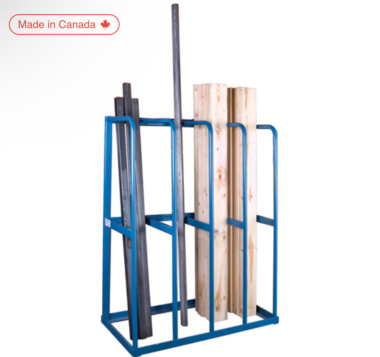 Bar Storage Racks - Vertical Bar Racks, Vertical, 48" W x 24" D x 60" H, 3000 lbs. Cap.
