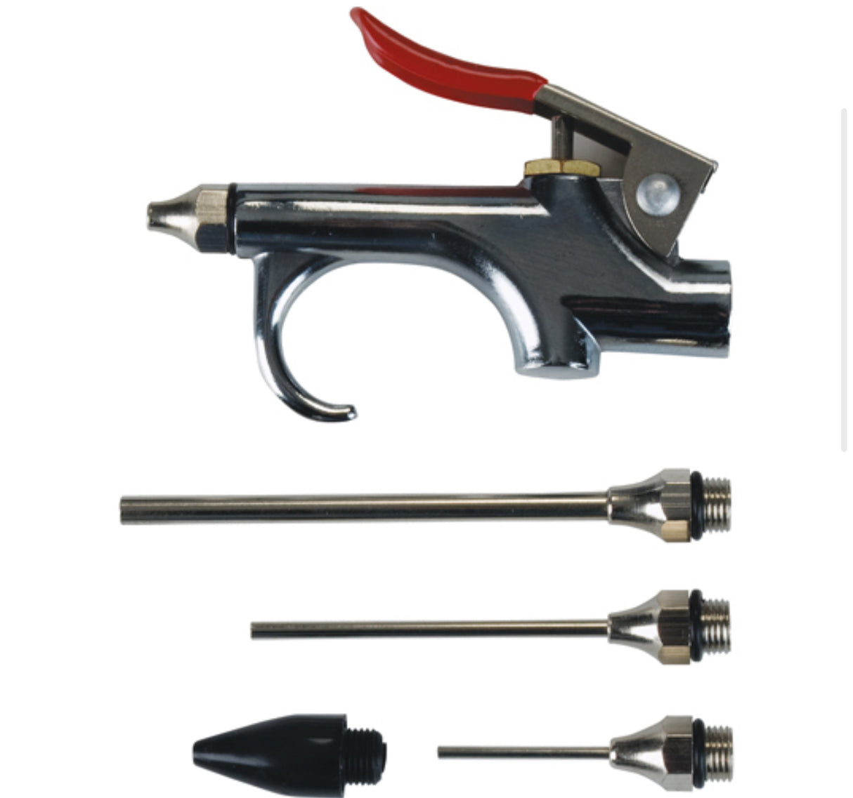 Blow Gun Kit with 5 Interchangeable Tips