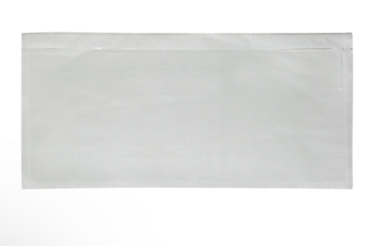 Blank Packing List Envelope, 4-1/2”//7”//10" L x 5-1/2" W, Backloading Style, 1000/case