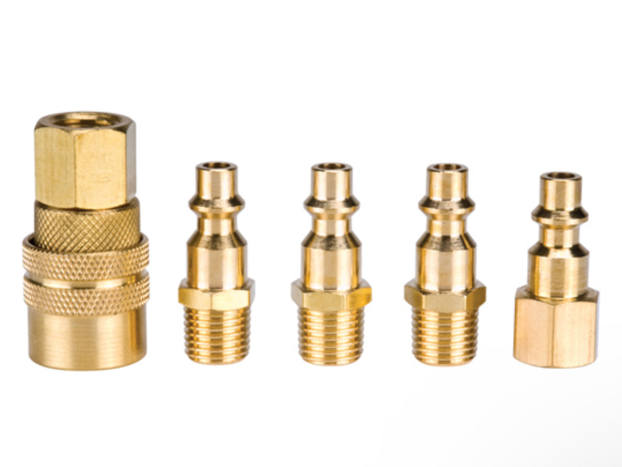 5-Piece 1/4” Quick Coupler Kit