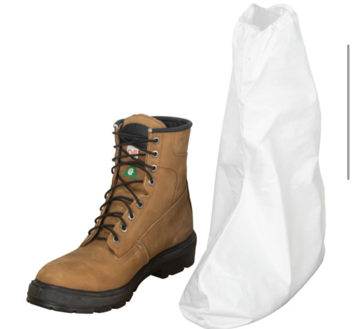 Boot Covers, One Size, Microporous, White, 50 Pack