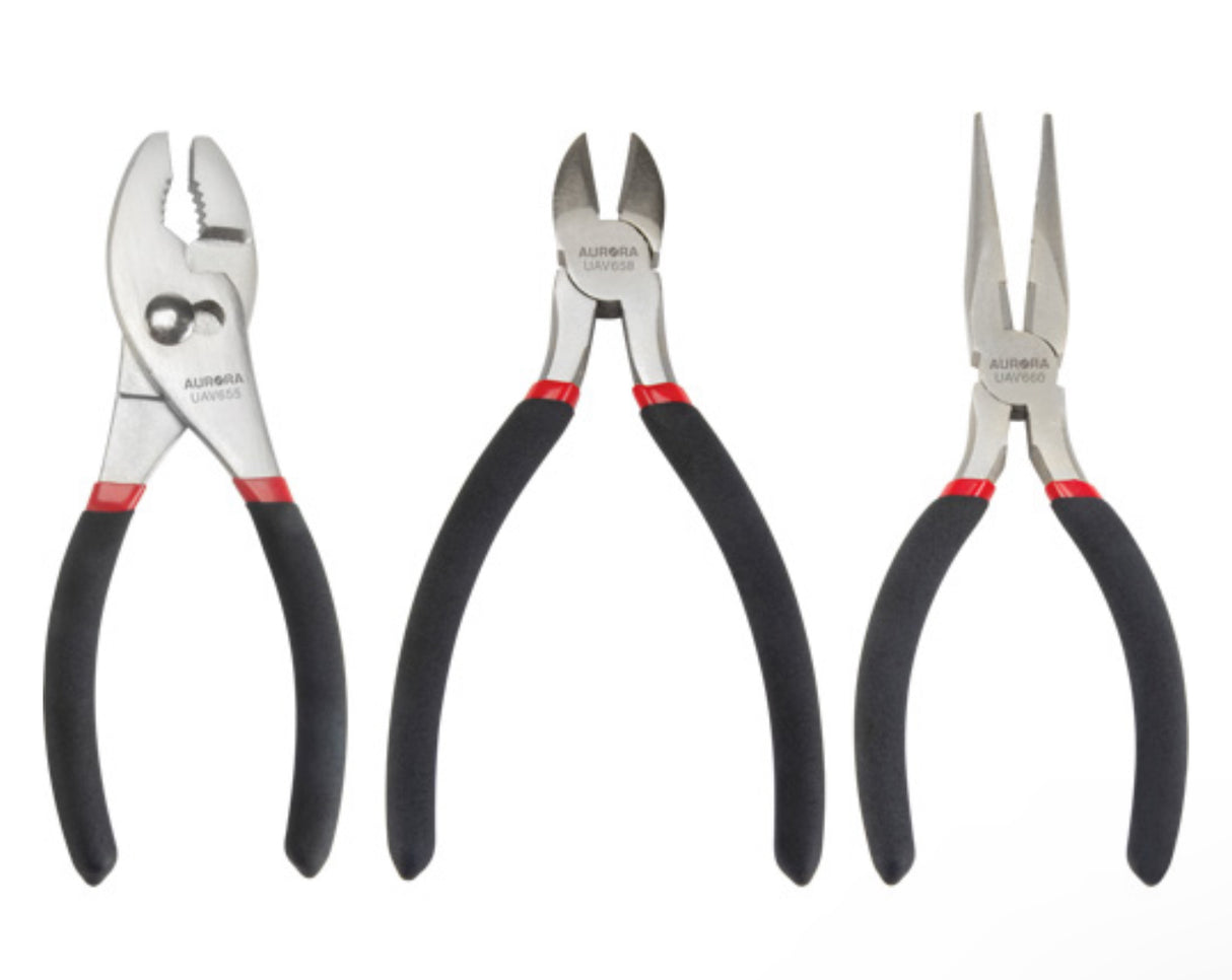 Basic Plier Set, 3 Pcs
