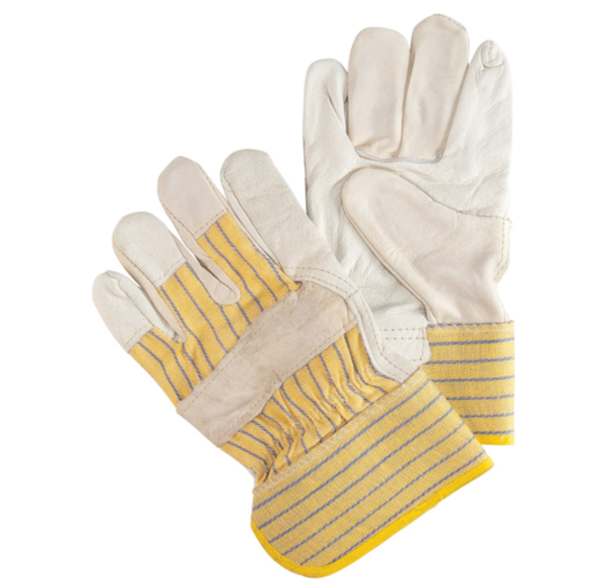 Abrasion-Resistant Fitter's Gloves, Grain Cowhide Palm, Sold per pairs