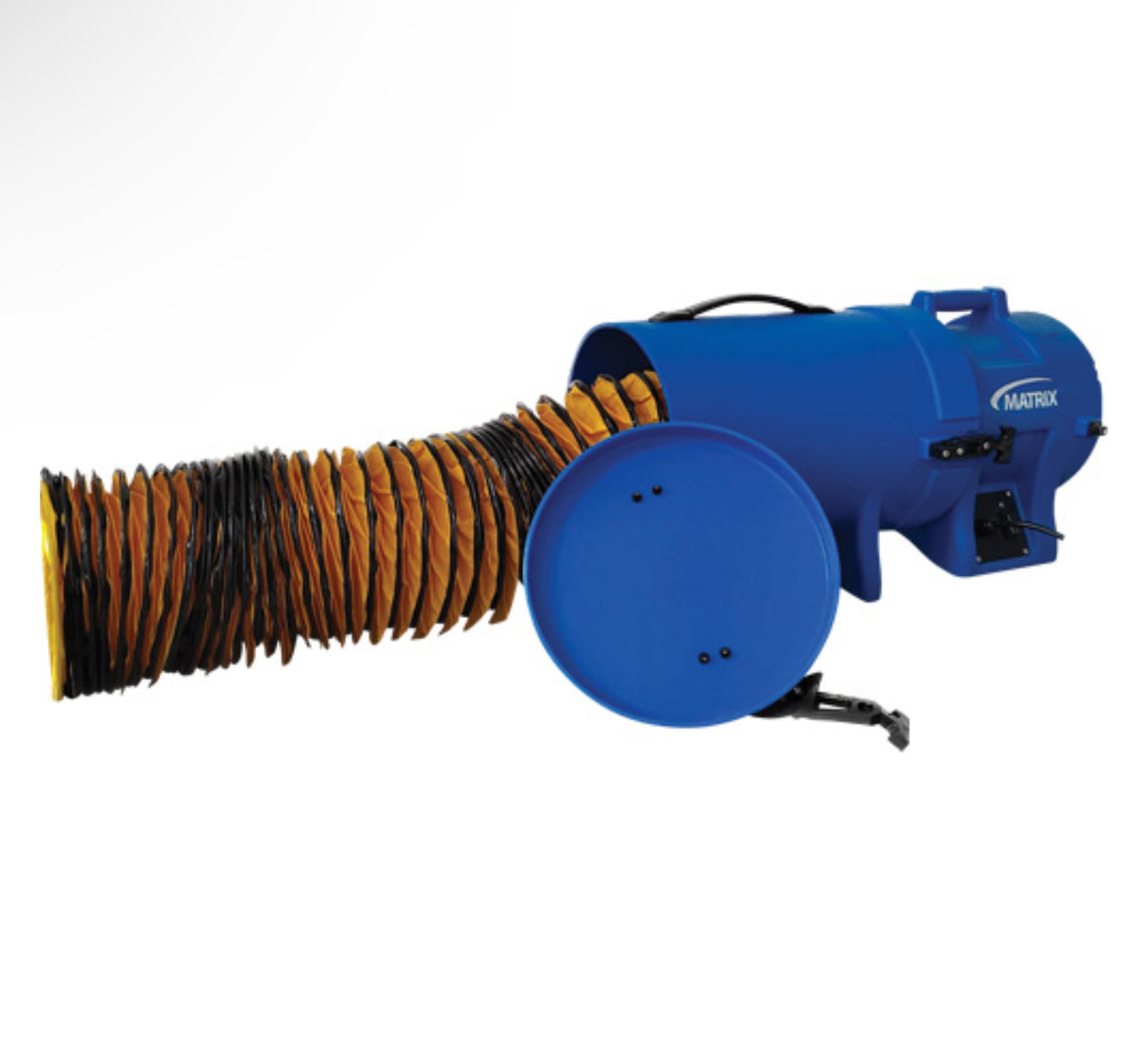 8" Air Blower with 25' Ducting & Canister , 1/4 HP, 816 CFM