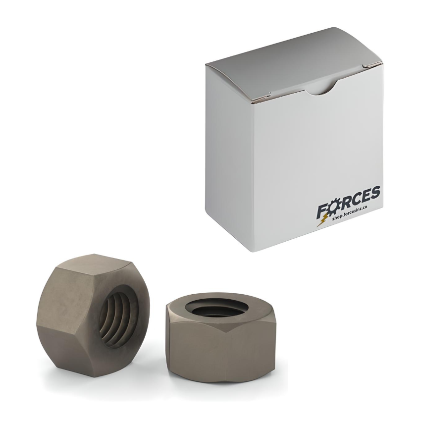 1-1/4"-7 Heavy Hex Nut - Plain Steel ASTM A194