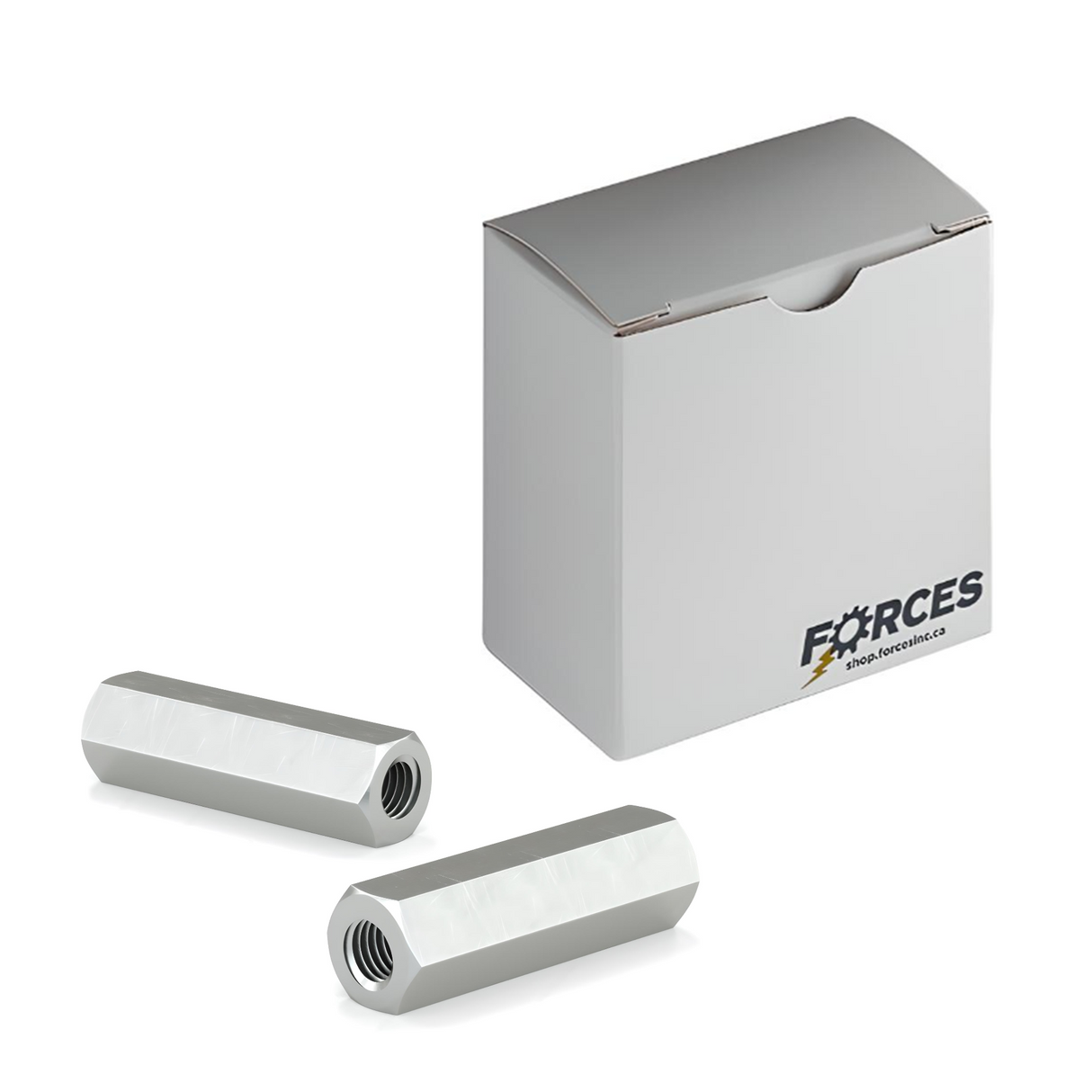 DIN 6334 M24-3.0 x 72mm Hex Coupling Nut - Zinc Plated