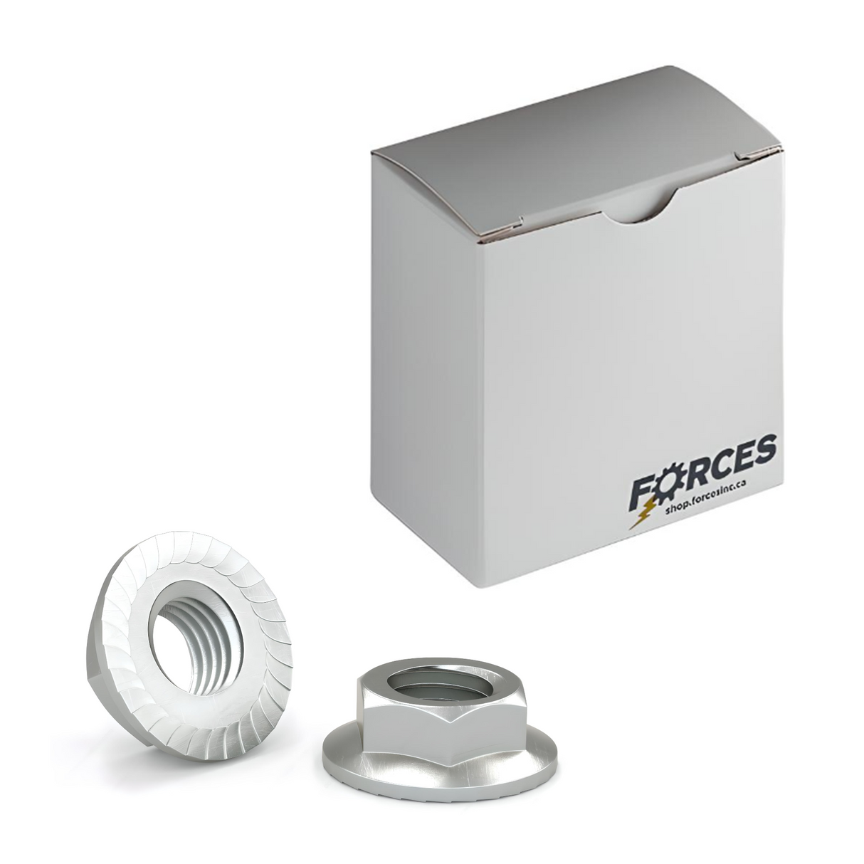 DIN 6923 M12-1.5 Flanged Nut - Zinc Plated Class 10.9