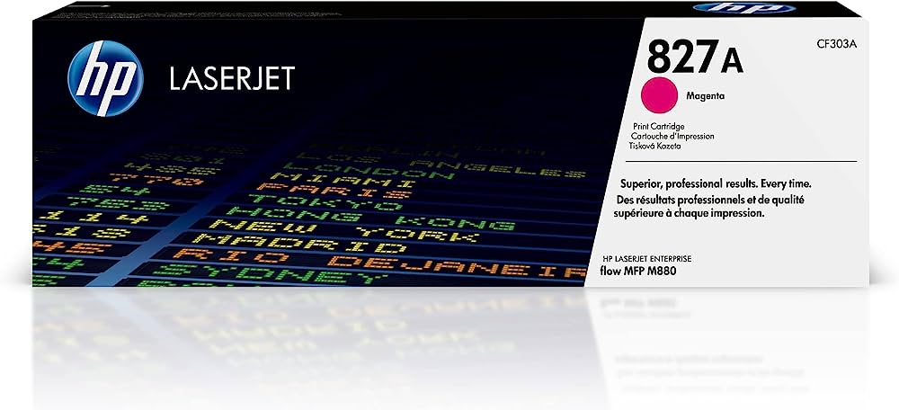 HP 827A (CF303A) Magenta Original LaserJet Toner Cartridge
