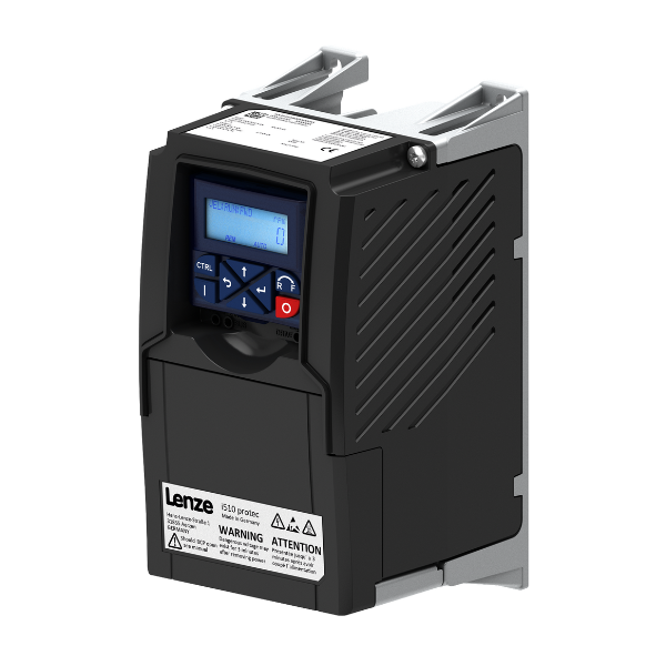 I51BP137A00001K00S | Lenze i510 protec VFD 0.5HP NEMA 1 (IP20) 1PH 120VAC Standard I/O