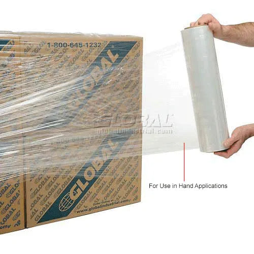 Global Industrial™ Stretch Wrap Film 18" x 1500' x 70 Gauge Clear For Hand Dispenser, Skid Lot