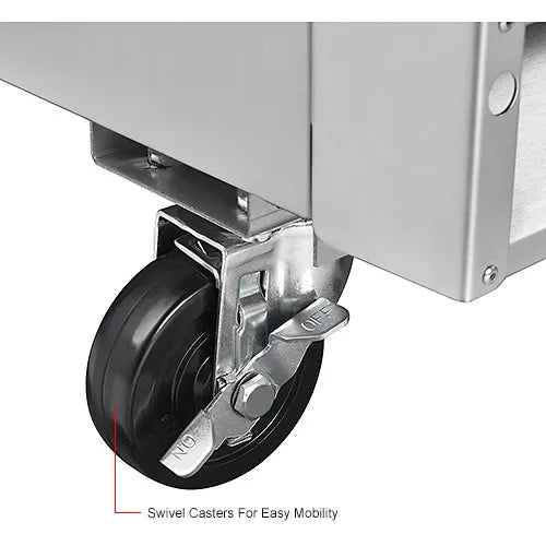 Nexel® Reach In Refrigerator, 2 Solid Doors, 47 Cu. Ft.