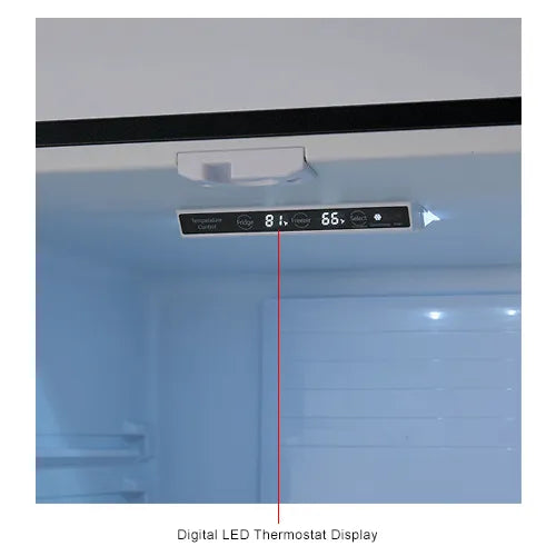 Nexel® Refrigerator & Freezer Combo, 16 Cu. Ft., French Doors, Stainless Steel