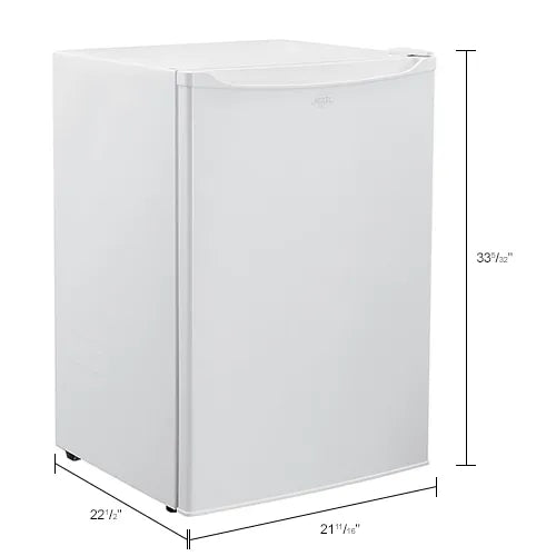 Nexel® Compact Upright Freezer, Solid Door, 3.1 Cu. Ft., White