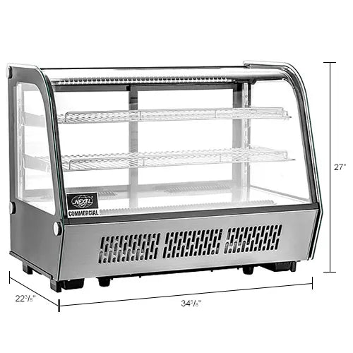 Nexel® Refrigerated Countertop Display Case, 4.8 Cu. Ft.