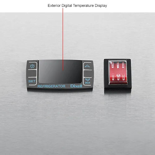 Nexel® Reach In Refrigerator, 3 Solid Doors, 72 Cu. Ft