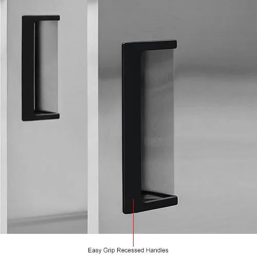 Nexel® Reach In Refrigerator, 3 Solid Doors, 72 Cu. Ft